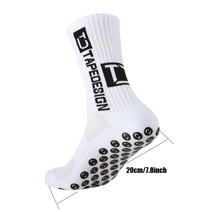 5Pairs Mens Womens Non Slip Athletic Socks for Football Basketball Baseball Rugby Soccer Tennis Workout