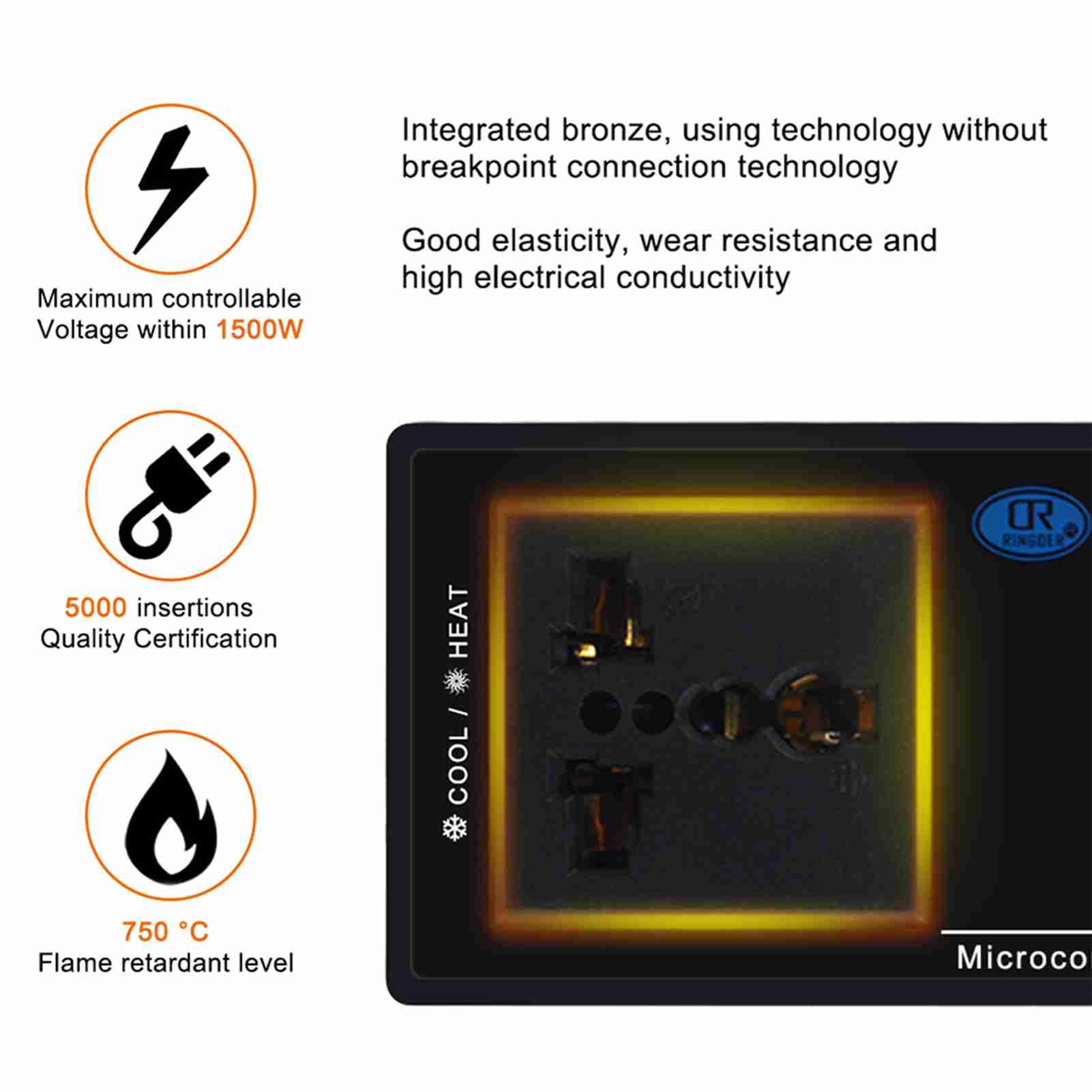 Digital Display Thermostat Intelligent High Accuracy Reptile Temperature Controller for Greenhouse Incubator Fridge Black