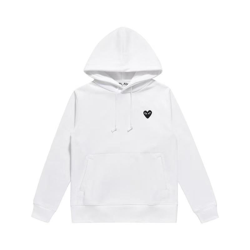 Chuan Jiu 2024 A/W Heart Hoodie: Unisex Stand Collar Zipper Pullover with Drawstring Hood