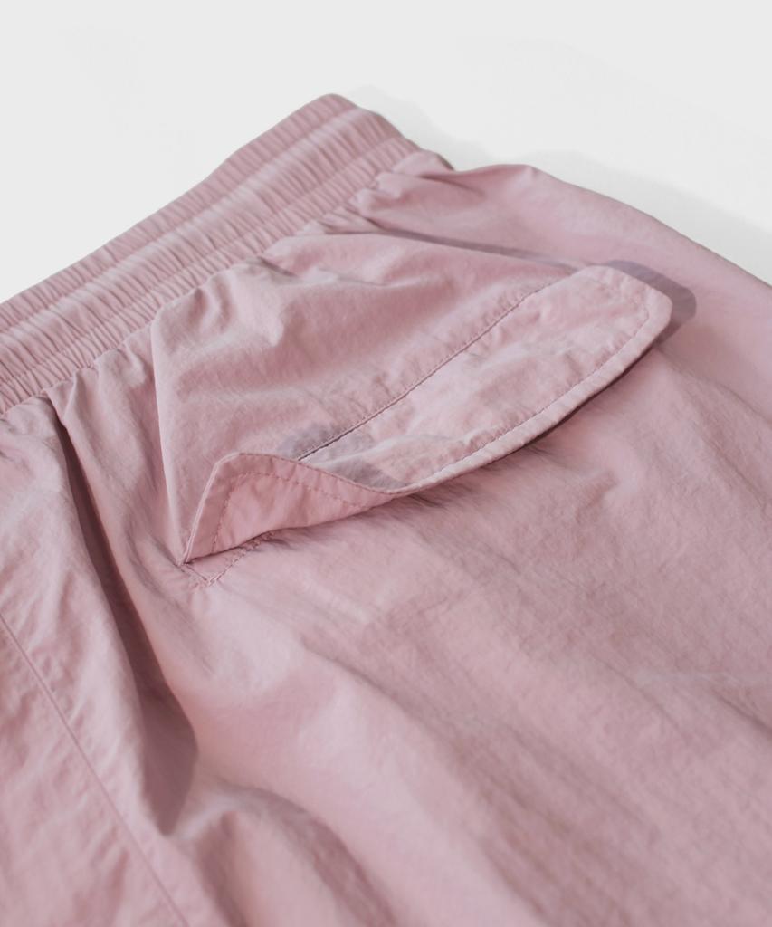 Maseumaluljeueopaeleol Essential Parasuit Shirring Cargo Pants_Indie Pink