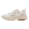 Li Ning Shooting Stars 2K Cushioning Slip Resistant Abrasion Resistant Low top Chunky Sneakers Women's White Umber AGCU358-2