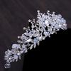 Flower Crystal Bridal Jewelry Sets Handmade Tiaras Earrings Necklace Crown Wedding Dress Bride Jewelry Set Prom