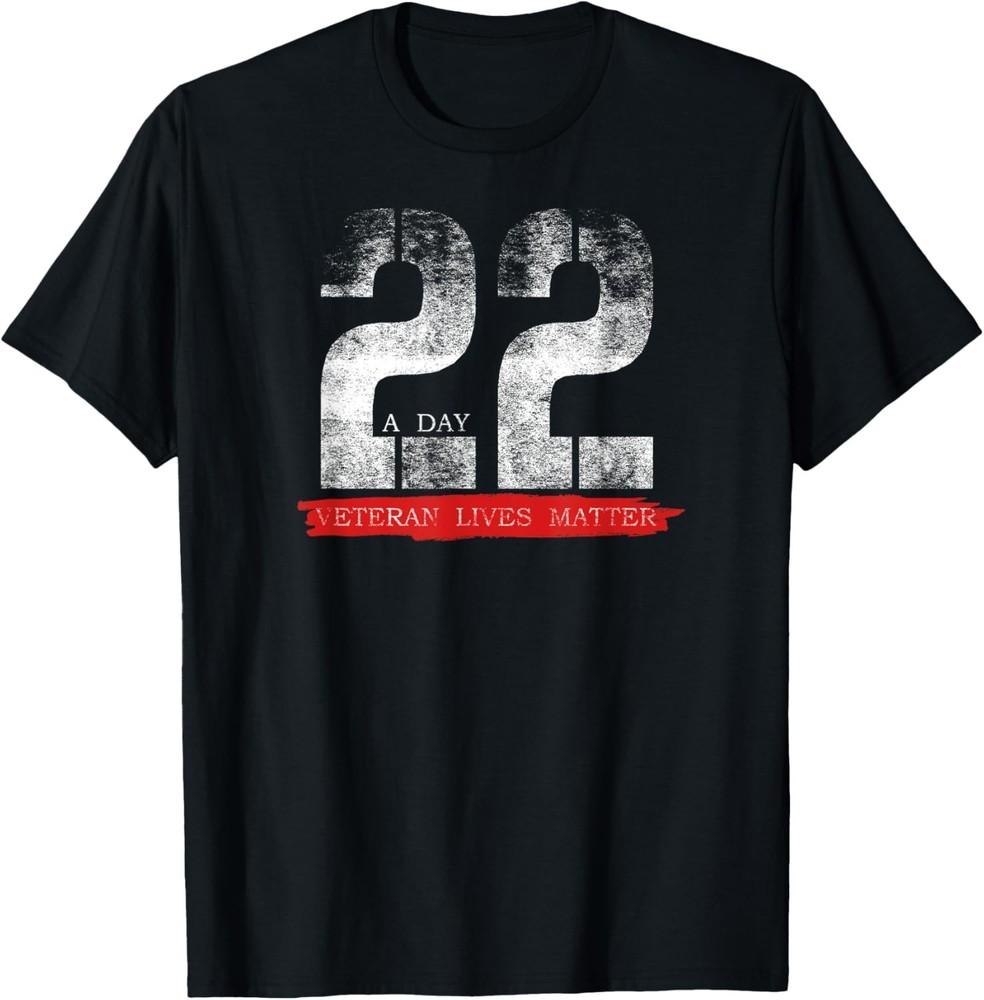 22 A Day Veteran Lives Matter Suicide Awareness Gift Unisex T-Shirt