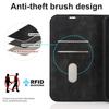 iPhone 15 Anti-Theft Leather Case with MagSafe, Wireless Charging, and Card Holder