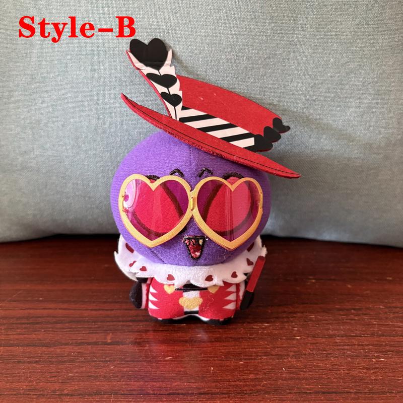 13cm Personaggio Anime Animazione Hazbin Coppia 3V Vox e Valentino Peluche Giocattoli Zaino Hotel Borsa Ciondolo Scrivania Peluche Bambola Decorazione