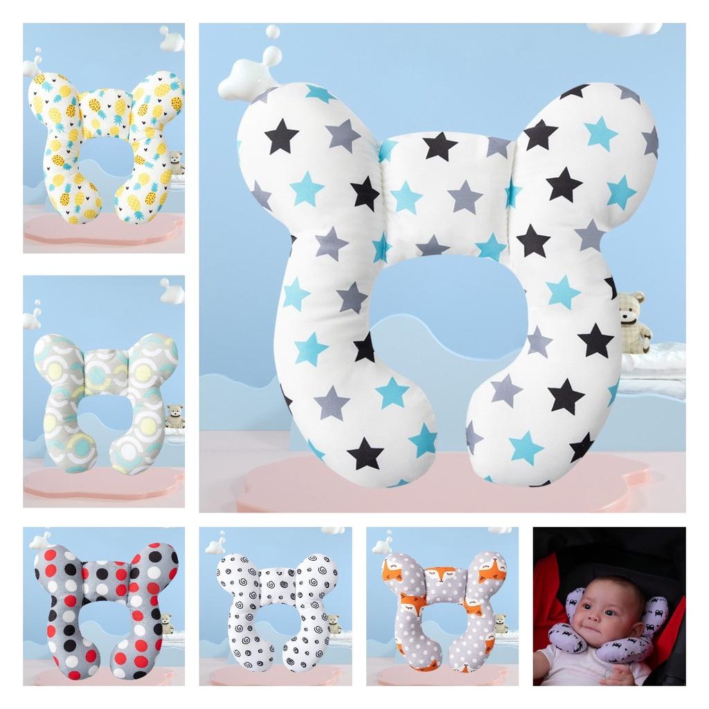 Kinder Cartoon U-förmiges Kissen Outdoor Reisewagen Nackenschutz Zubehör Baby