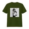 Patti Smith Horses Maglietta in Cotone Stile Donna con Design Iconico vintage Lavata moda Morbida streetwear Traspirante homme