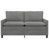 Sofa Dark Grey 156 x 81 x 87.5 cm Velvet