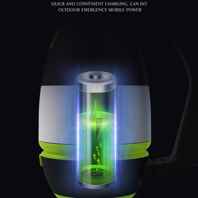 1 in1 Multi-function LED USB Camping Light Lamp Outdoor Hiking Home Flashlight Table Desk Lamp Power Bank