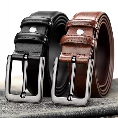 Paul Men's Genuine Vintage Leather Retro Belt