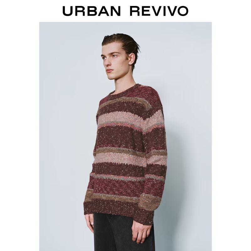 UR Herrtröja i Retro Färgblock med Textur