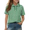 Children's Daily Casual Short-sleeved Print Tops T-shirts Shirts