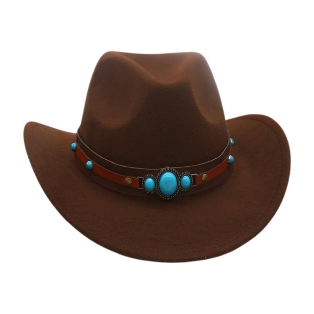 Children'S High-End Sense Of Ethnic Travel Hat, European, American And Western British Style Cowboy Hat, Men'S And Women'S Four-Season Top Hat
