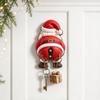 Christmas Wooden Hanging Ornaments with Santa Snowman and Designs for Tree and Home Decor