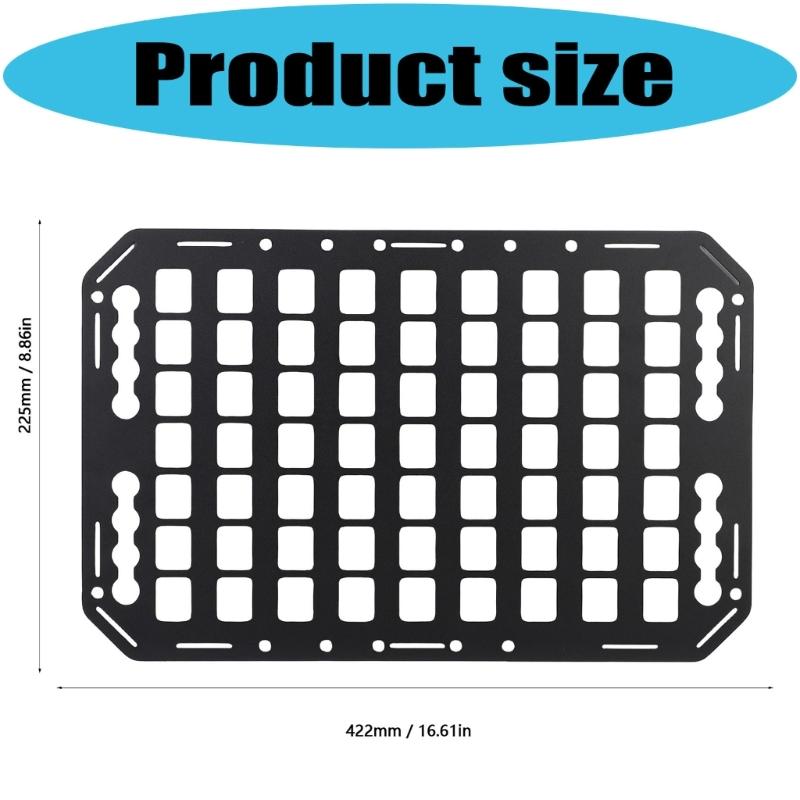 Versatiles Panel Organizers For Efficient Storage Of Small Items And Gear In Vehicles Featuring Modular Slot Design