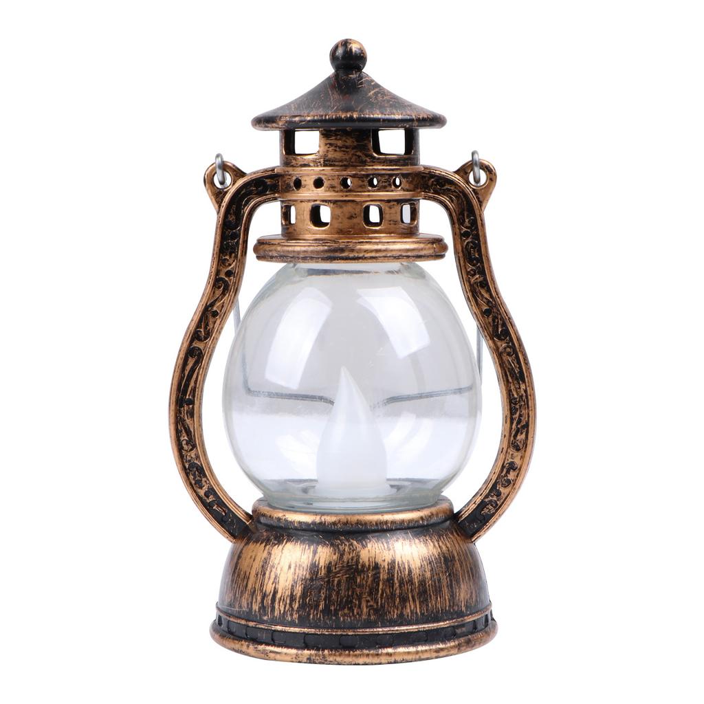 Halloween Stimulation Lantern Prop - Bronze Portable for Creepy Home Decor Outdoor Party Haunted House