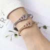 Smart Beating Heart Zircon Bracelet Fashionable Simple Red Diamond Water Drop Bracelet Women's Light Luxury Bracelet