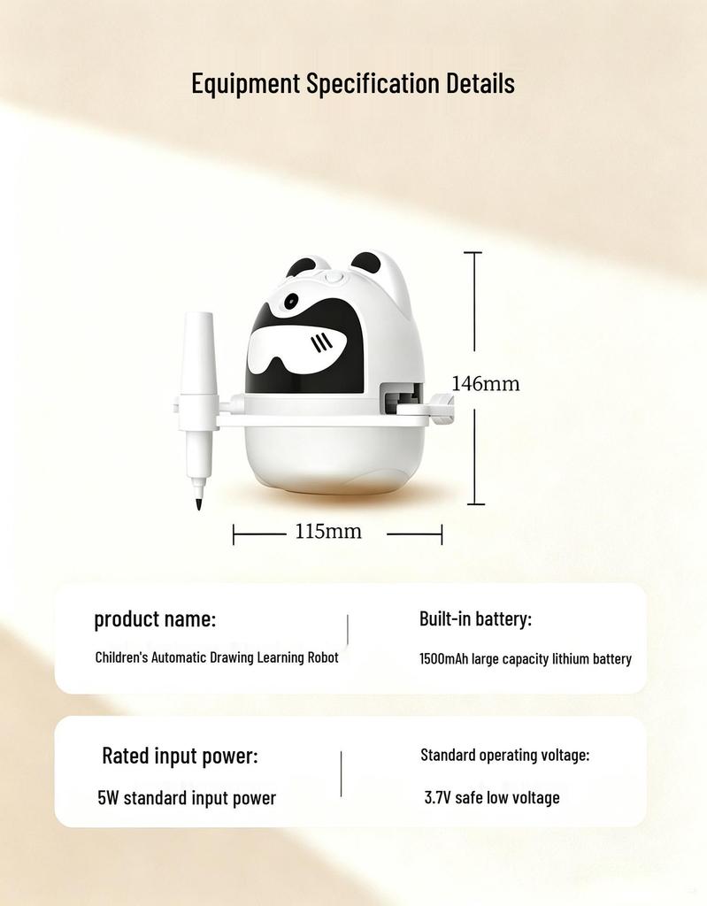 Cross-border Smart Painting & Scanning Robot for Kids - Educational Growth Drawing Toy