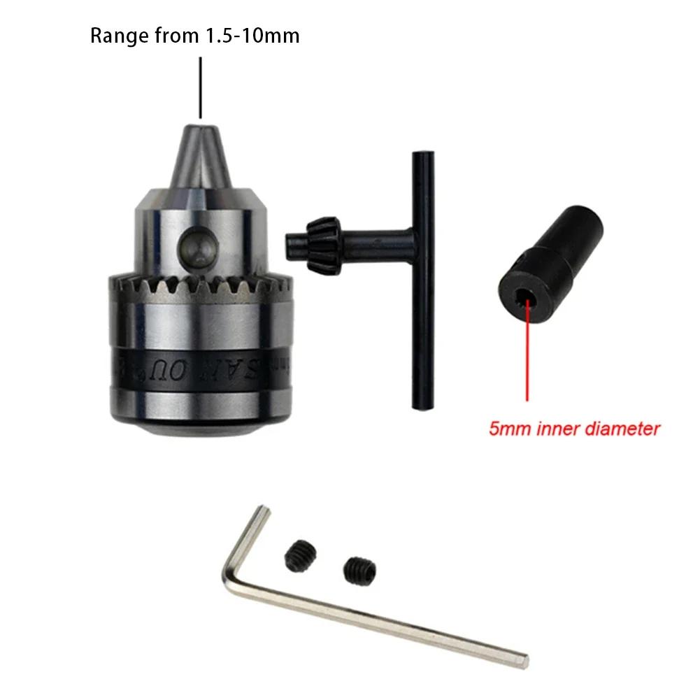 Wood Working Machine Milling Machine For Milling Machine Drill Chuck B12 Drill Chuck 1.5-10mm 33mm 4Pcs Set 5mm
