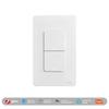 MOES Tuya ZigBee Smart Light Switch US Push Button Wall Switch Work With Alexa Google Home Neutral Wire/No Neutral Wire Required