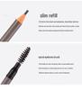 Haozhuang Dual End Eyebrow Pencil: Ultra-Fine, Waterproof, Smudge-Proof, Long-lasting for Natural Brows.