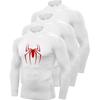 Spring Mens Compression Long Sleeve T-shirts Red Spider Fitness Sports Shirts Jogging Gym Bodybuilding Quick Dry Tight Rashgards