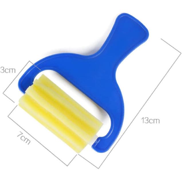 STOBOK 8pcs Tools Brush Tool Watercolor Sponge Brush Drawing Sponge Brush Painting Brayer Plastic Graffiti Roller Paint Drawing Tool Seal Graffiti