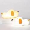 USB Rechargeable Papa Puppy Night Lamp Silicone Animal Lamp Puppy Night Light  Bedroom Decor