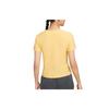 Nike Sportswear Dri-FIT ADV Tech Pack Solid Color Breathable Crew Neck Short Sleeve T-Shirt Women Tops Yellow DM6499-700