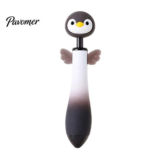 Cute Animal Pens for Students Ballpoint Pen, 0.7mm Smooth Writing Retractable Gel Pens, Owl/Chick/Penguin/Honeybee Pen School Office Stationery