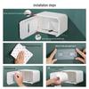 ecoco Wall-Mounted Bathroom Tissue Holder with Storage Shelf