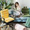 Indoor Outdoor Rocking Chair Cushion Crystal Velvets Seat Cushions with Ties and Non-Slip Backing for Desk Chair Office