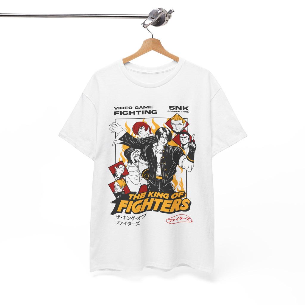 Fury King of Fighters Tshirt Exclusive Anime Shirt for Men and Women Summer Cotton Comfortable Loose Fashion Short Sleeve Top