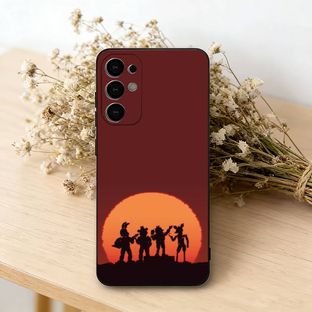 

F-Five N-Nights at Freddy s FNAF Phone Case Black Silicone Soft For Samsung S25,S24,S21,S22,S23,S30,Ultra,S20,Plus,Fe,Lite Samsung S26