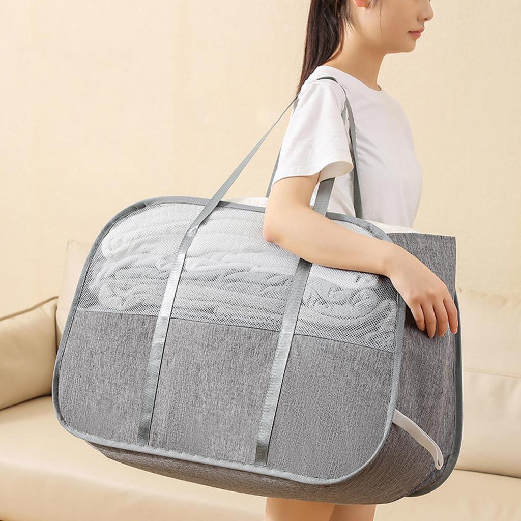 Foldable Mesh Clothes Dirty Clothes Basket Household Mesh Dirty Clothes Basket Storage Basket Storage Bucket Laundry Basket