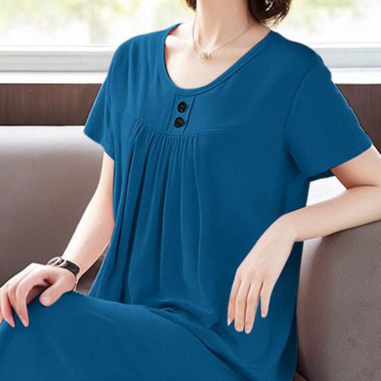 2-teiliges Damen-Pyjama-Set Kurzarm-Oberteil und Cropped-Hose Nachtwäsche-Set Sommerlich Lässig Lounge-Outfits