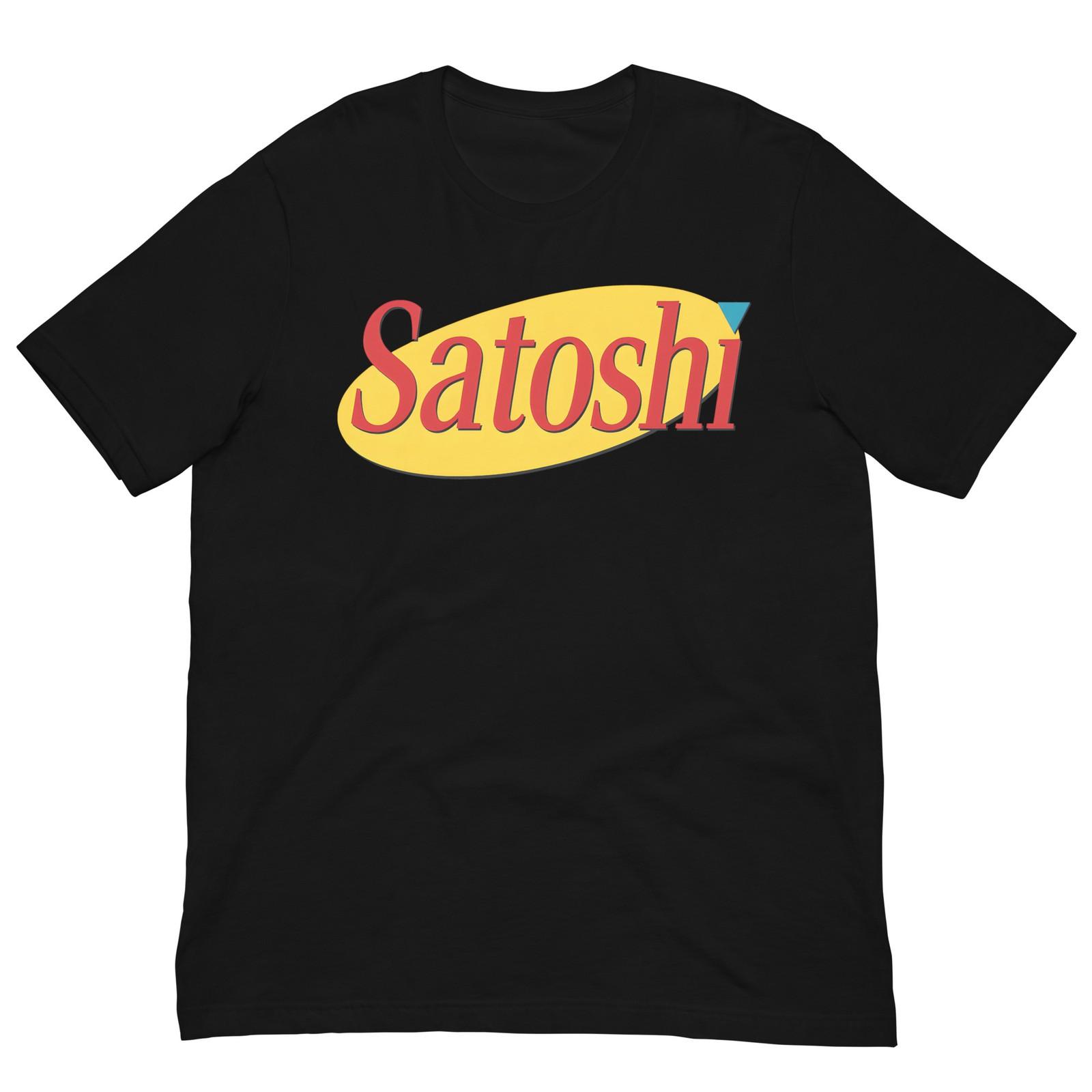 Bitcoin Satoshi Nakamoto Seinfeld Unisex t-shirt S