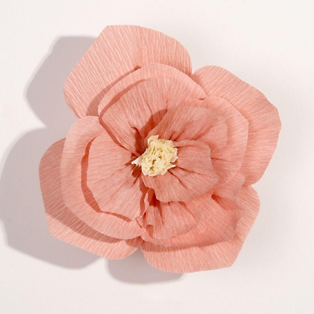 

5 шт. 25 см цветок из гофрированной бумаги многоцелевой легкий морщинистый бумажный цветок стереоскопический праздничный декор ручной работы цветы своими руками