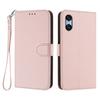 For Sony Xperia 10 VI Leather Case Wallet Stand Phone Cover with Wrist Strap