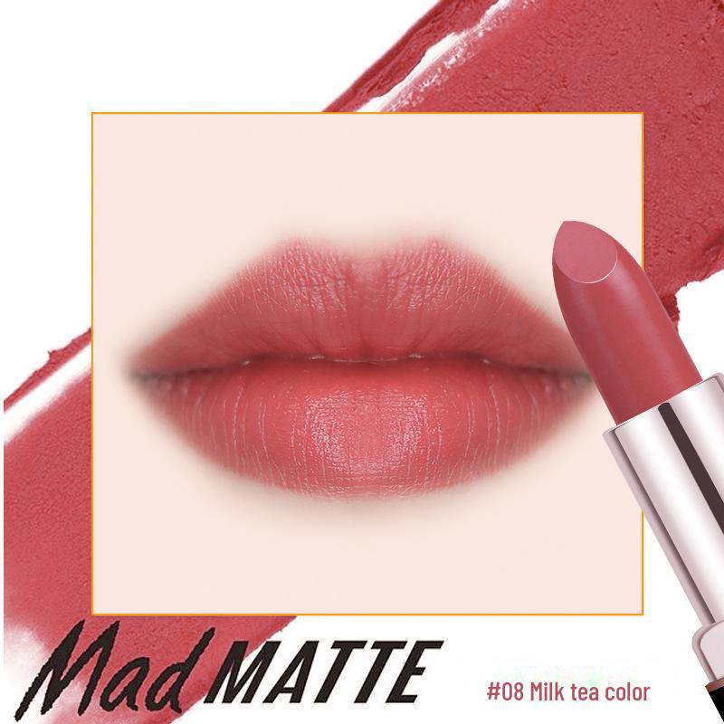 

Помада Feimeiren Nude: Увлажняющий, не выцветающий, нелипкий оттенок молочного чая для желтой кожи, в одной упаковке 3.8g