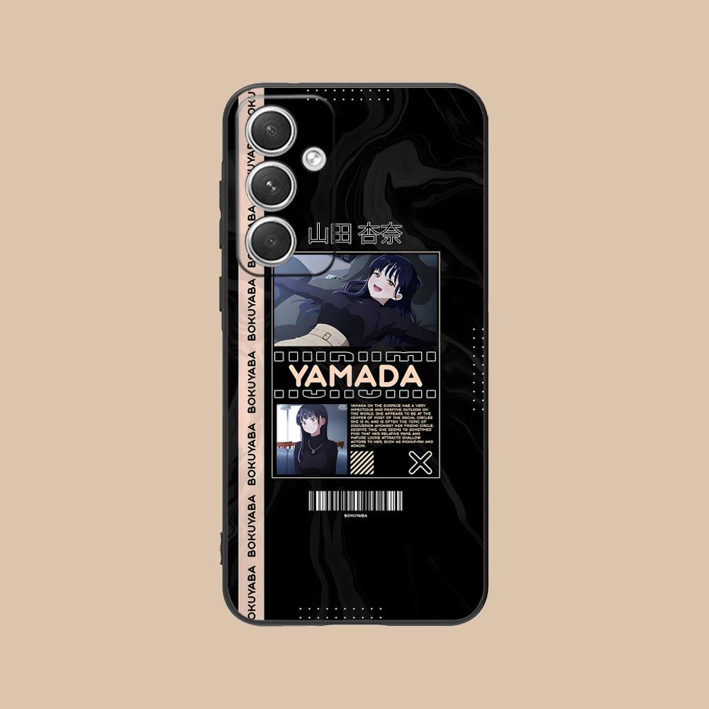 Bokuyaba Anna Yamada Phone Case for Samsung Galaxy S25 S24 S23 S22 S21 S20 Note20 Plus FE Ultra Colour Printing Pretty Cover