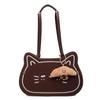 Lovely Bag for Women 2026 Winter New Korean Retro Cute Kitten Backpack Carto Fashi Versatile Shoulder Bag