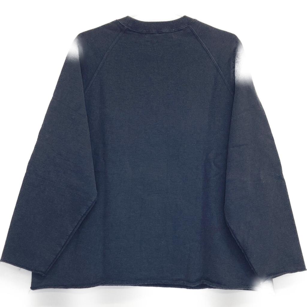 KATHARINE HAMNETT [x Ron Herman] Navy Cut-off Glamour Sleeve Sweatshirt Tops XS NavyUsed