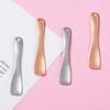 1pcs Metal Zinc Mini Cosmetic Spatula Curved Scoop Gold Silver Makeup Accessories Mask Cream Spoon Eye Cream Stick Beauty Scoop