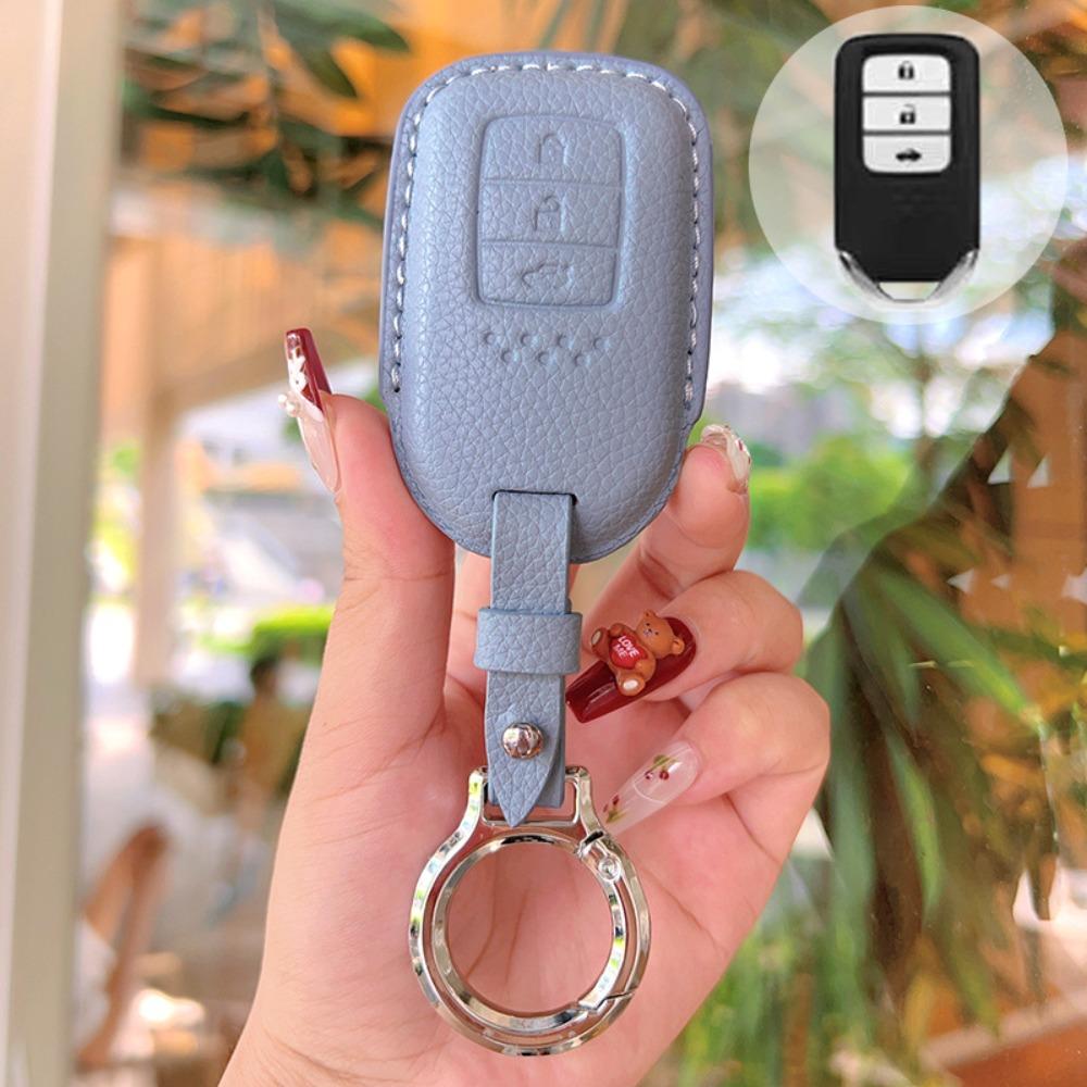 Handmade for Honda Accord Key Cover Genuine Leather Civic Key Case Car Accessories