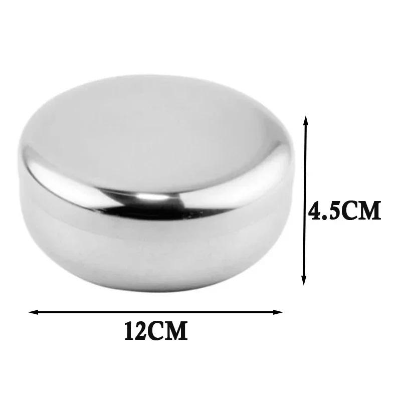 Dish Lid Container Storage Rice Traditional Food Korean Steel  Stainless Korea Tableware  Serving With Bowls Warm