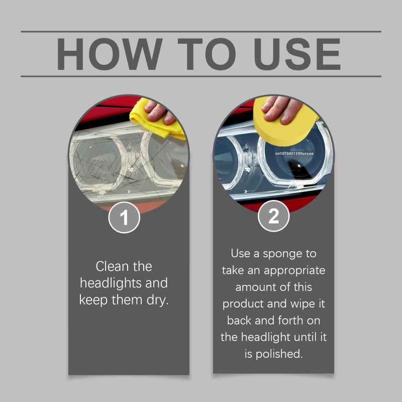 Car Headlight Restoration Polishing Kits Anti Oxidation Brightening Scratch Repair for Car Light Maintenance for Car Care