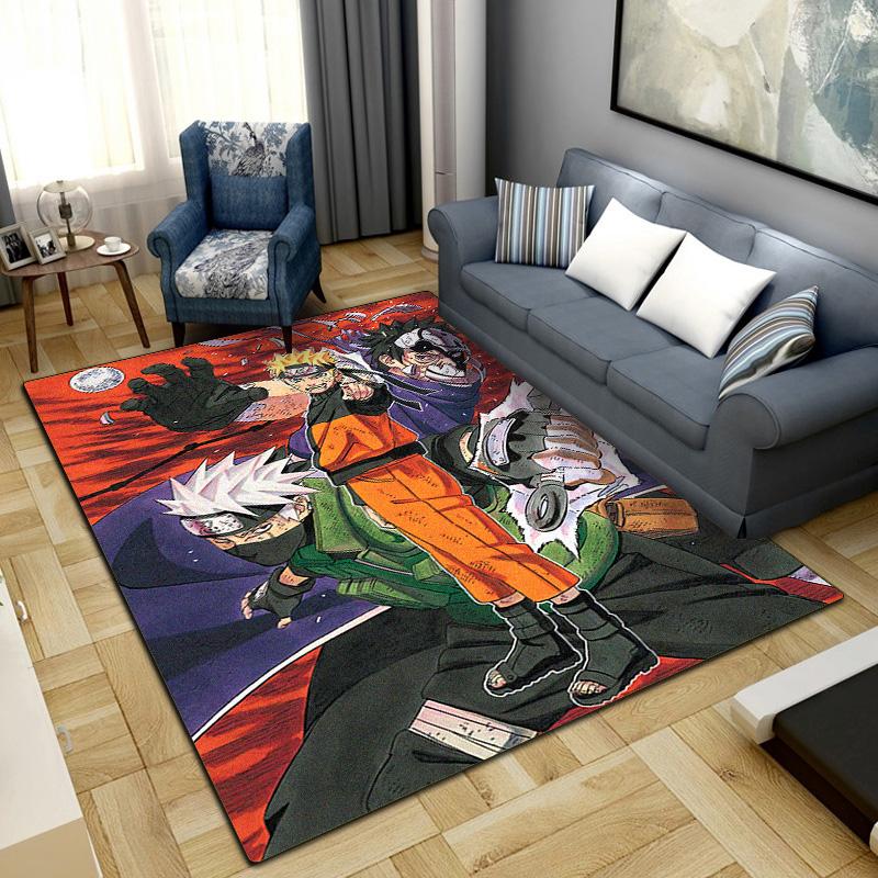 Anime-Naruto  Area Carpet for Living Room Bedroom Home Decor Cool Movie Mat Floor Mat -LXR67