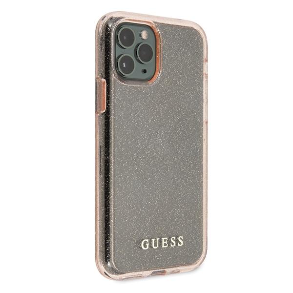 Guess Guhcn65Pcglpi Iphone 11 Pro Maxróżowy/Pink Hard Case Glitter
