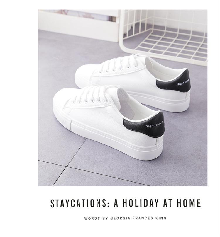 Damen Casual Weiße Ballerinas: Atmungsaktiv, Modisch, Frühling/Herbst 2021 Trend für Studenten & Online-Prominente